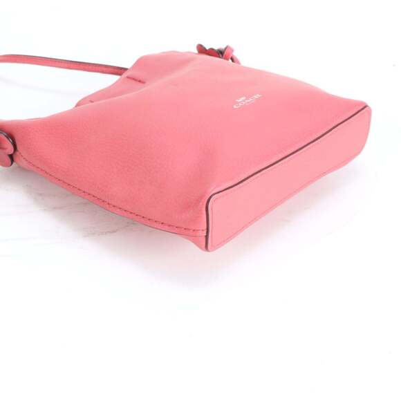 Coach F58661 Leather Shoulder Bag Crossbody Pink Women's - Picture 4 of 8